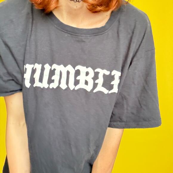 Brooklyn Vertical Black Gothic Humble Graphic Tee XXL - Picture 3 of 6